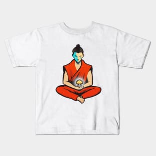 Mushroom Monk Kids T-Shirt